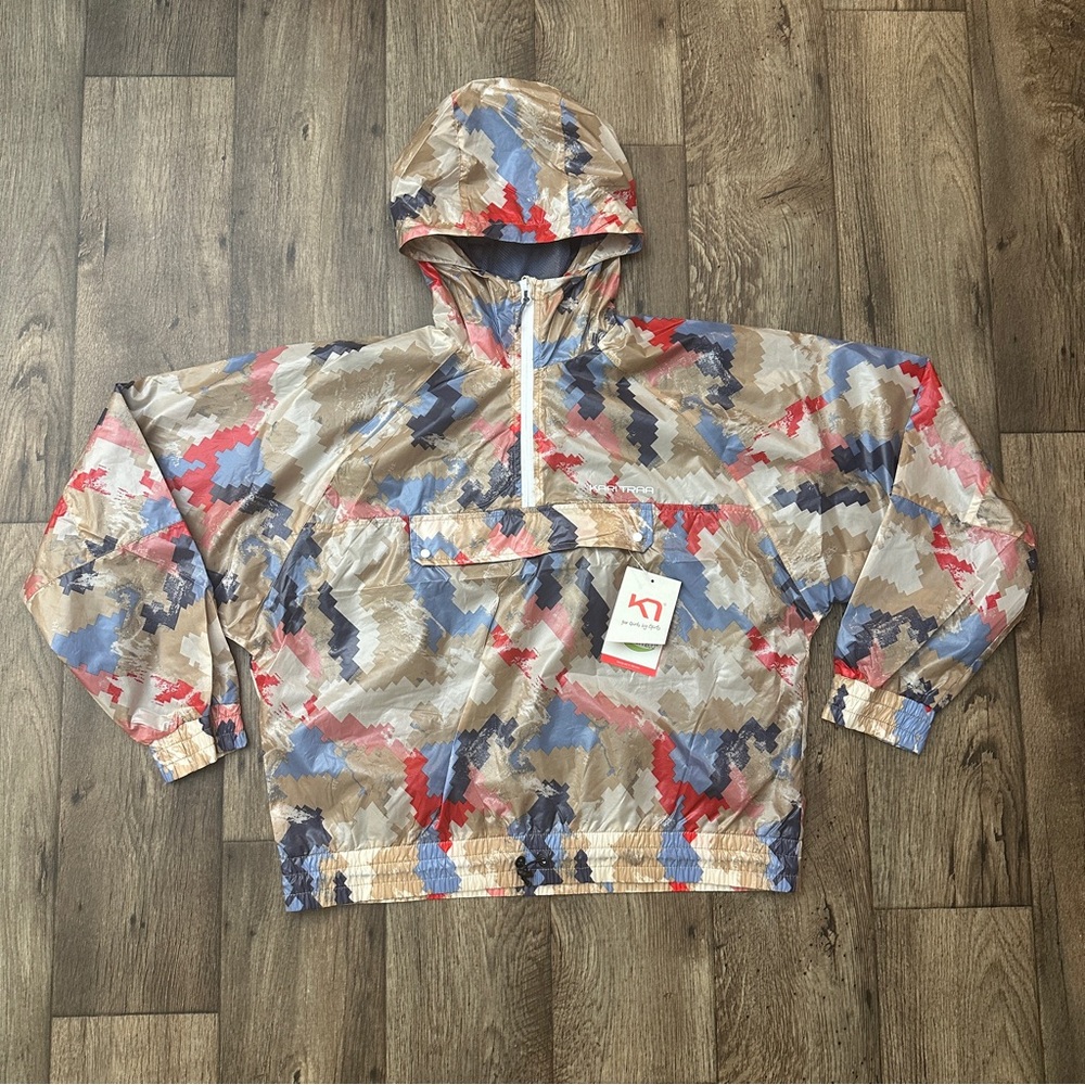Kari Traa Breathable Loose Waterproof Shell Jacket Women’s Size M Multicolour